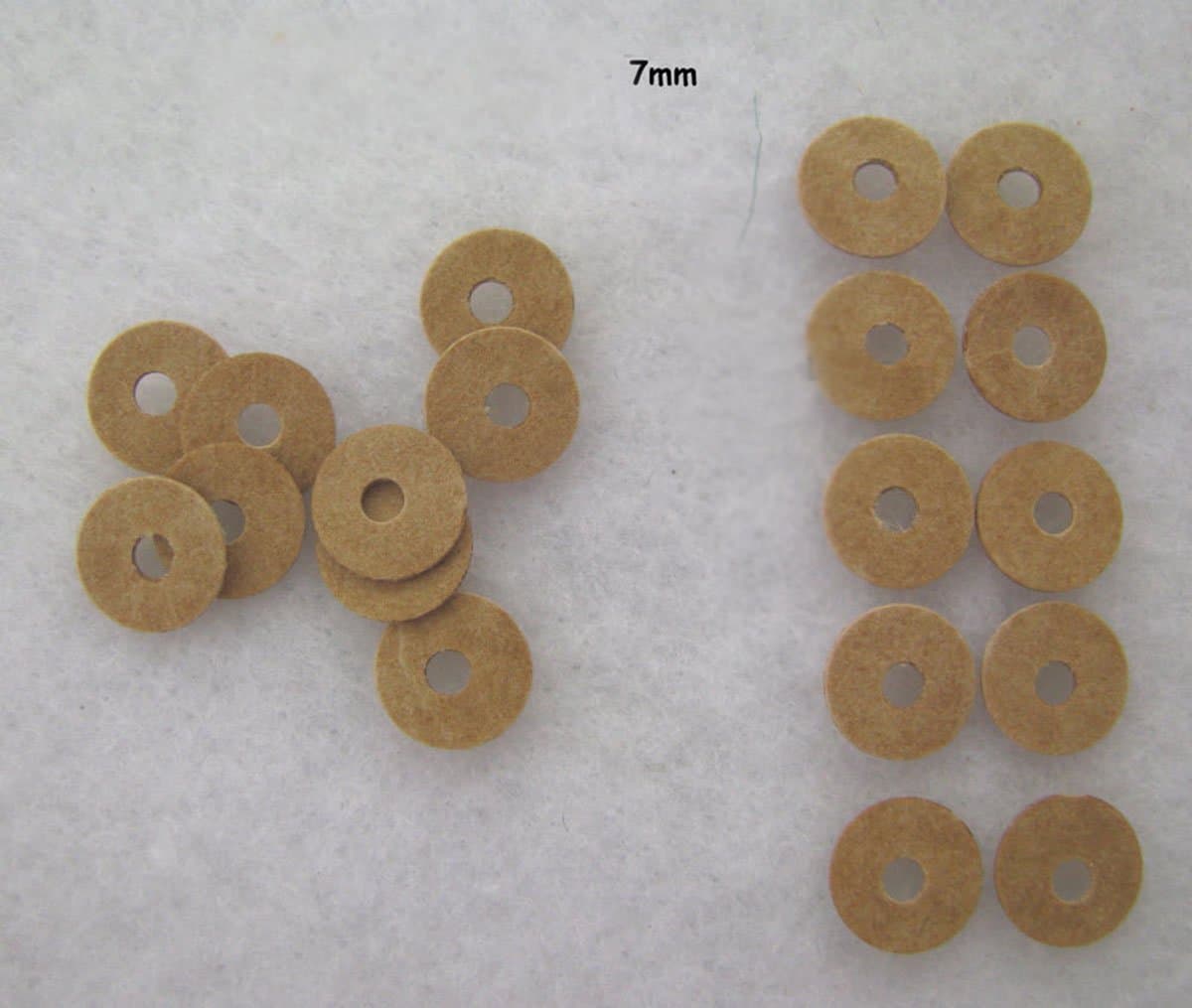 bangdan Millboard Joint Discs for Teddy Bear Joints, Craft, 7mm 20 pcs