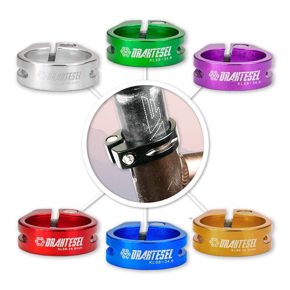 Bicycle Seat / Saddle-Post Clamp in 28.6 mm, 30.2 mm, 31.8 mm, 34.9 mm diameter