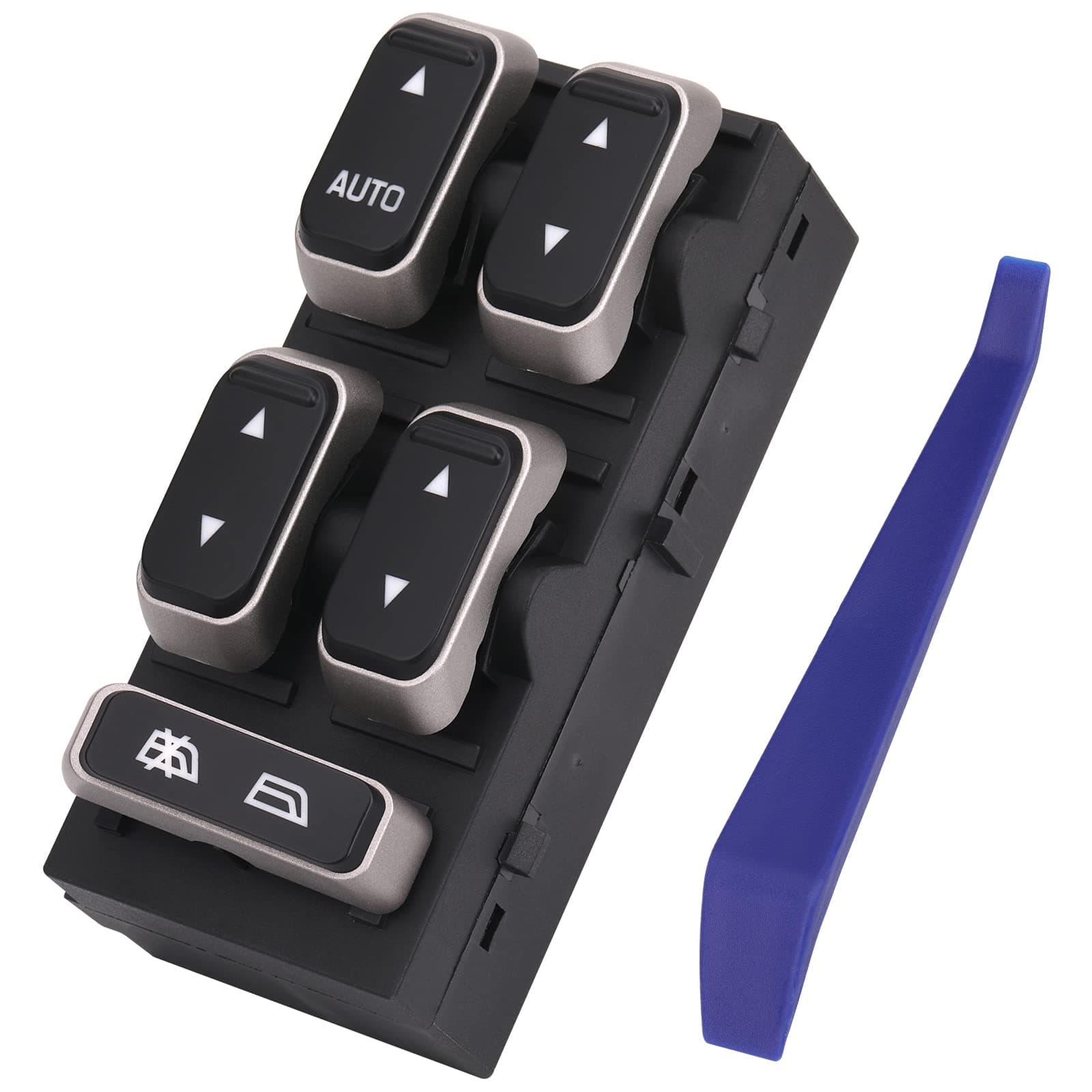 Front Left Driver Side Power Master Window Switch Compatible with Lincoln Town Car 2003 2004 2005 2006 2007 2008, Replace OE 5W1Z-14529-BA, 901-326, 3W1Z14529BA