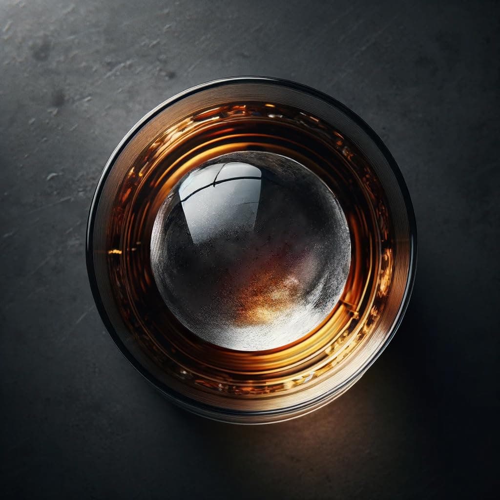 glacio Premium Clear Sphere Ice Duo - Clear Ice Mold for Clear Sphere Ball Ice Maker - Whiskey Ice Ball Maker Mold Large 2.5 Inches - Crystal Clear Ice Maker Sphere - Sphere Ice Mold Maker