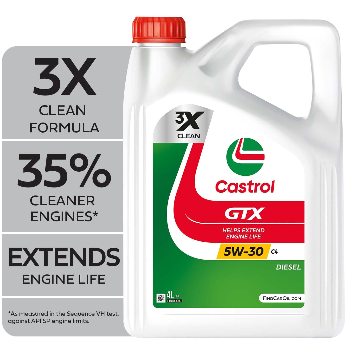 Castrol GTX 5W-30 C4 Engine Oil 4L