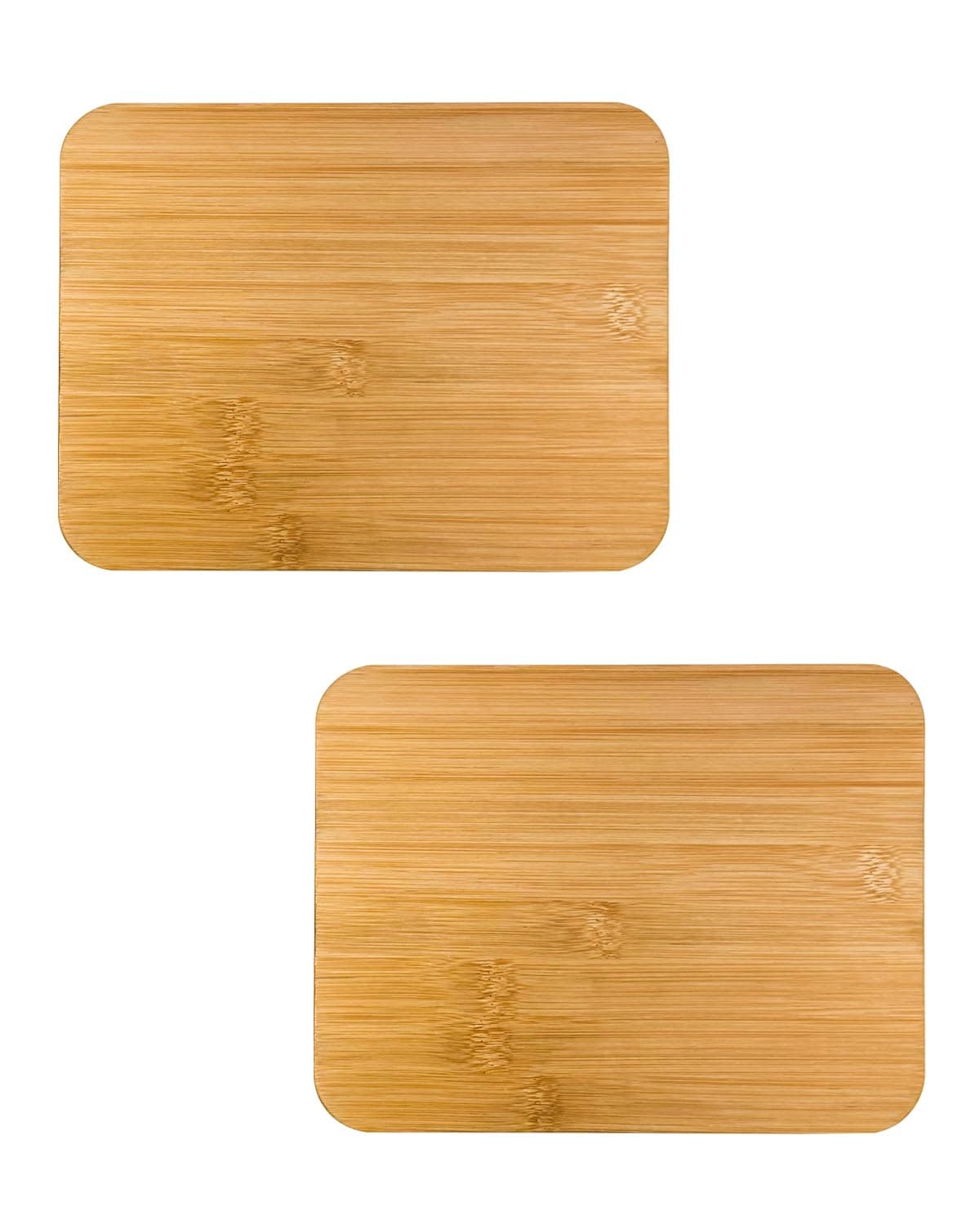 2 Pack Rectangle Replacement Lid for Pyrex - ONLY Compatible with Pyrex 7211 PC 6 Cup Food Storage Container Bowl,Bamboo Wooden Lids Freezer Dishwasher Microwave Safe (Container Not Included）