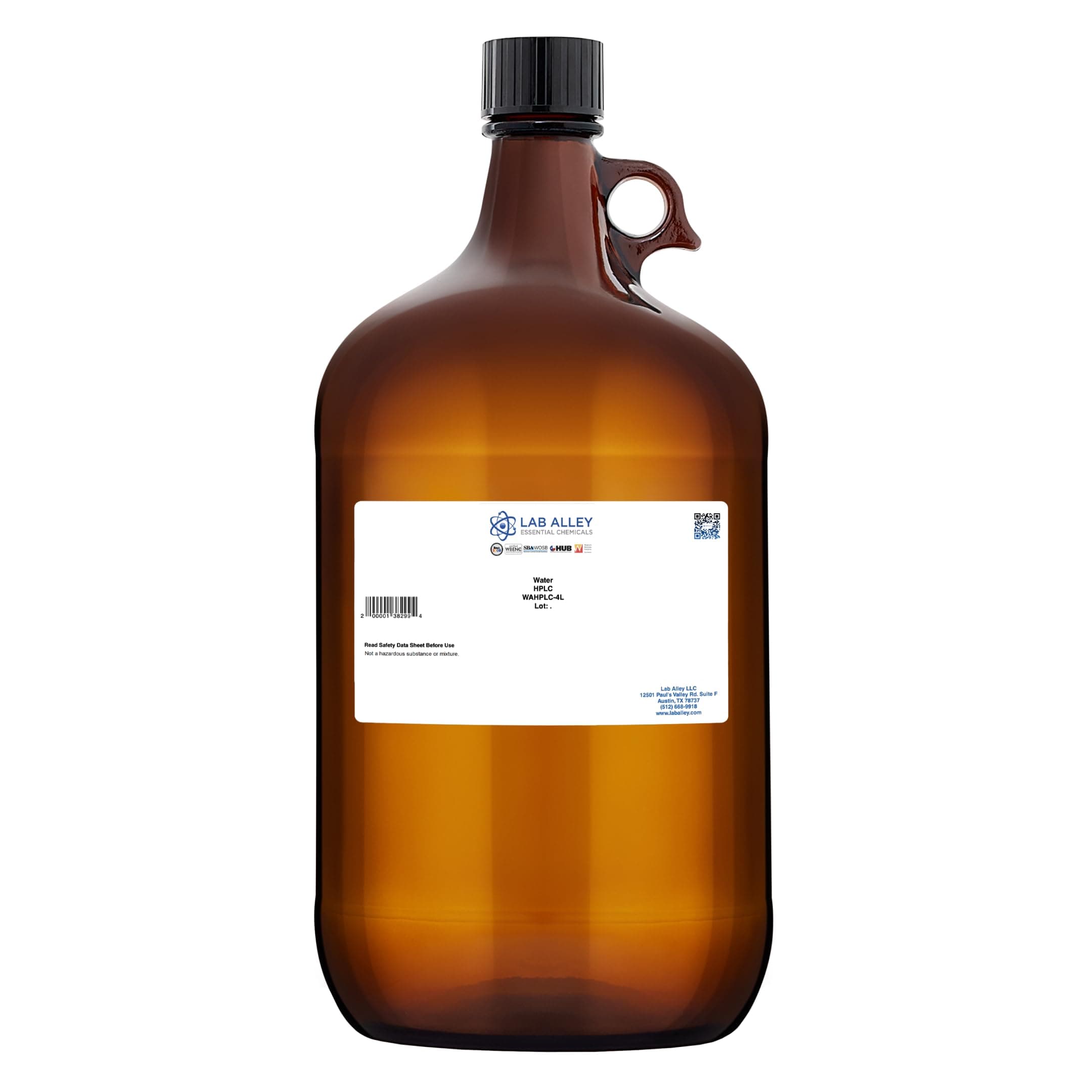 Water, HPLC Grade - 4 Liters