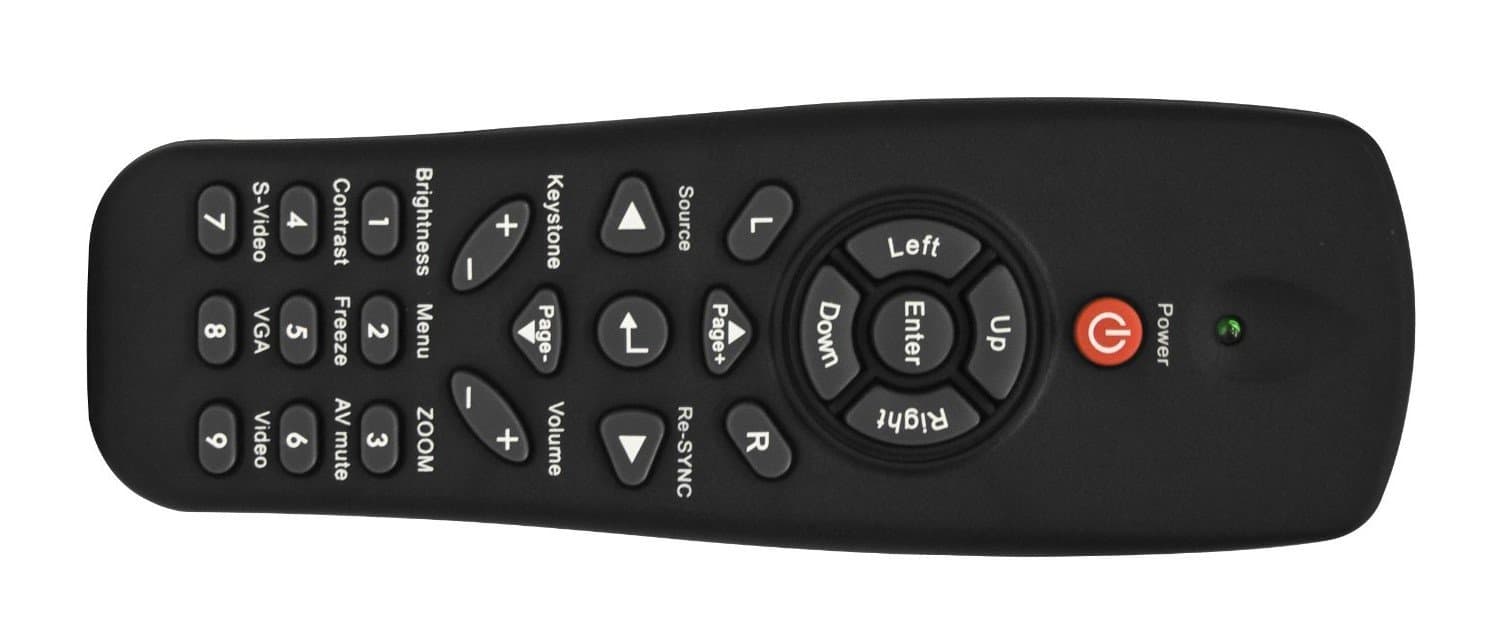 TOP Quality Generic Universal Compatible Replacement Projector Remote Control Fit For OPTOMA Projector EH2060 BR-3054N Brand New 250 Days Warranty by GGRC