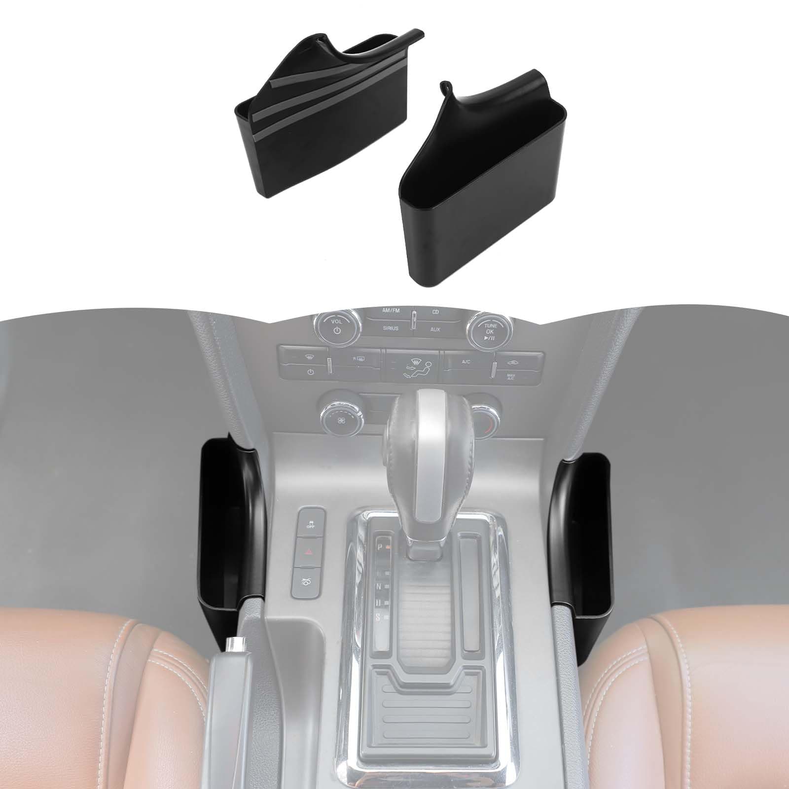 RT-TCZ Center Console Gear Shift Side Storage Box Tray Organizer Accessories Compatible with Ford Mustang 2010-2014
