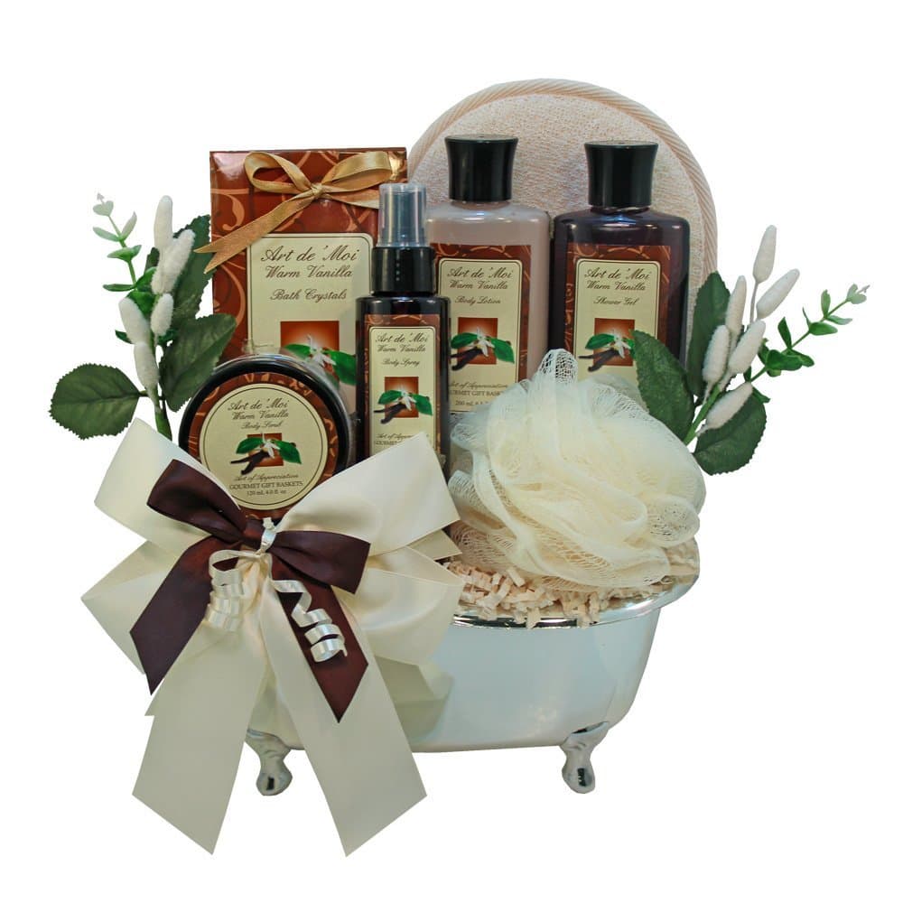 Vanilla Indulgence Spa Bath and Body Gift Basket Set