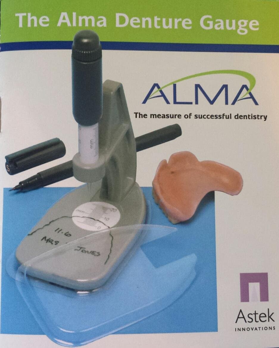 The Alma Denture Gauge