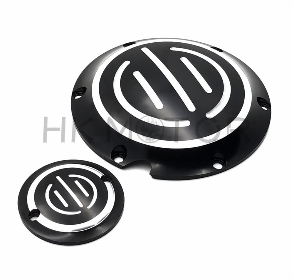HONGK- Black CNC Derby Timing Timer Cover Compatible with H-D Sportster 883 1200 XL XR [B06WP5XBP2]
