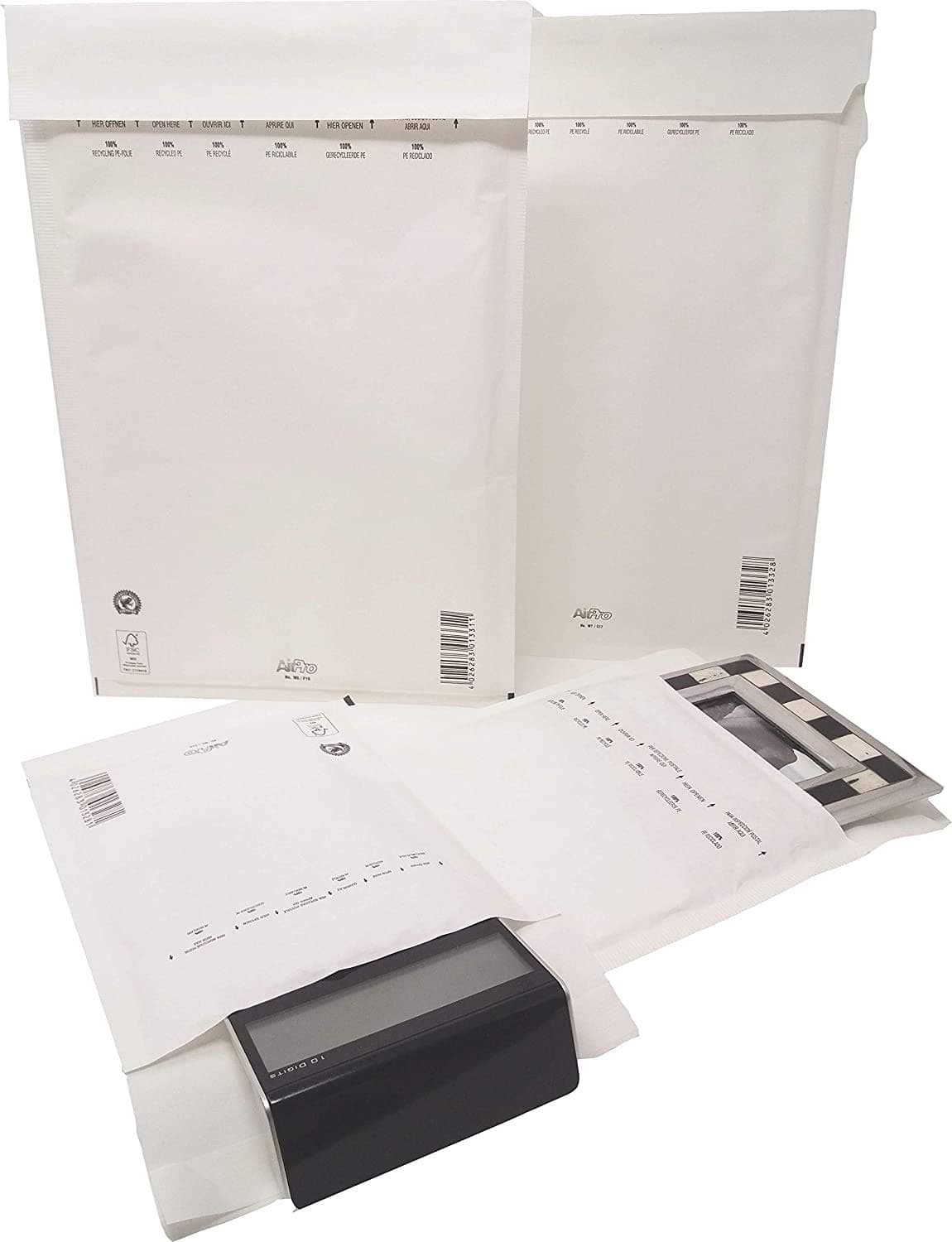 Size F 3 Gold Mail lite padded Bubble lined envelopes Size 220mm x 330mm or 8.5 x 13" (100)