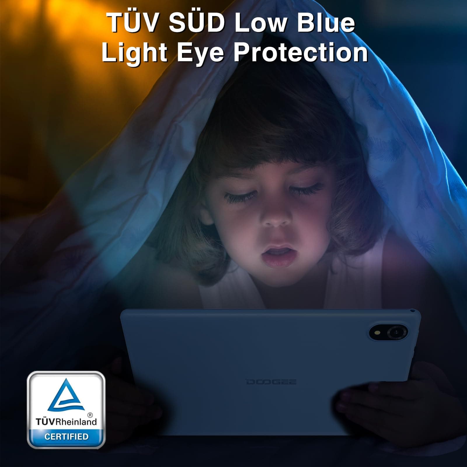 DOOGEE U10 PRO Android 13 Tablet 10 inch Tablets,20GB+128GB(TF 1TB) Android Tablet with Quad-Core Processor,2.4G/5G WiFi Tablet,5060mAh Battery Tablet Android,Dual Camera,BT5.0/GPS-Blue