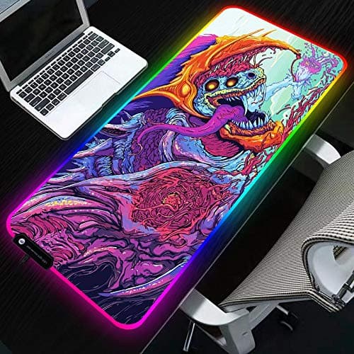 CS - GO LED RGB Gaming Mouse Pad Extended - Big Mousepad 3 Lighting Mode by LP Chiel