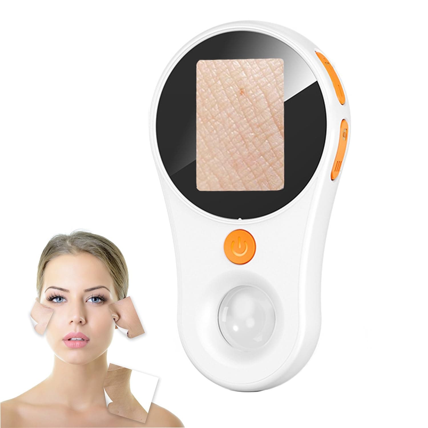 JBMBHC Handheld Dermatoscope Skin Analyzer Machine, Wireless Portable Digital...