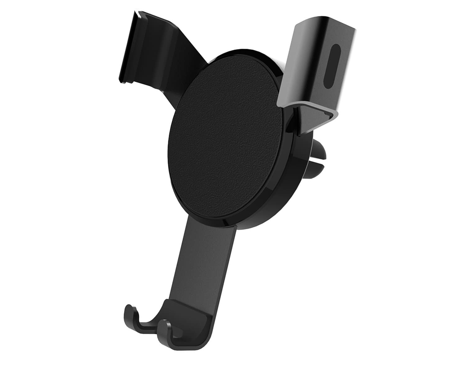 Universal Gravity Car Mount Air Vent Clip Cell Phone Holder Cradle Flexible Arm Auto-Lock for iPhone X/8/8 Plus/7/7 Plus, Samsung Galaxy S8/S7/Note 8/7, Nexus, Android, Other 3-6'' Smartphone (Black)