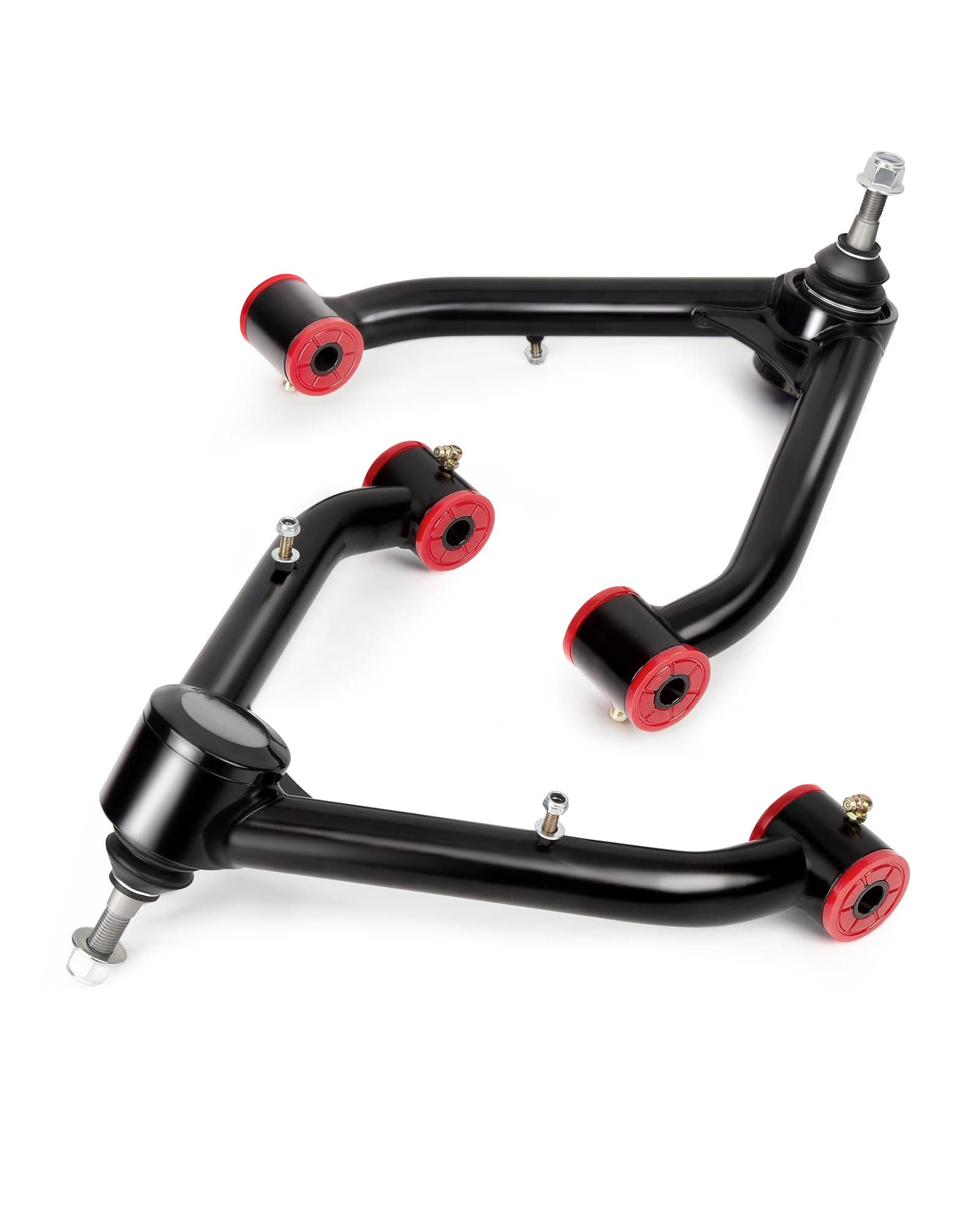 2-4 inch Front Upper Control Arms For 1999-2006 Chevy Silverado GMC Sierra 1500, 2-4" Lift Adjustable Control Arm Constructed from Tubular Steel with Ball Joint Fits 2000-2006 Suburban Yukon XL 1500