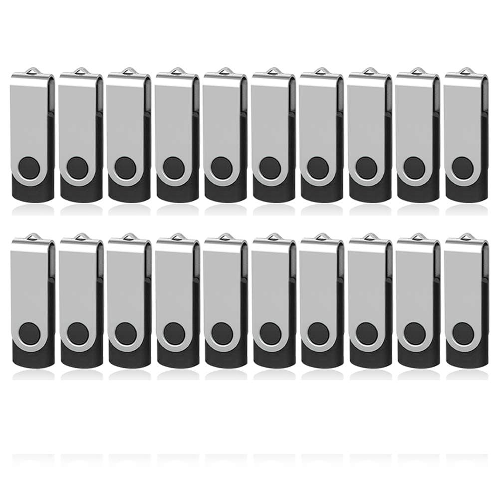 AreTop 4GB USB 2.0 Flash Drive 20 Bulk, Pen Drive AreTop USB2.0 Thumb Drive Bulk Pendrive 4GB Memory Stick (20PCS 4GB-Black)…