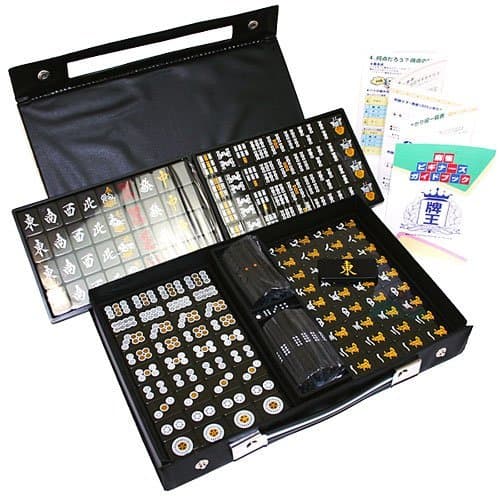 Mahjong Tiles - Nine Dragons, Black