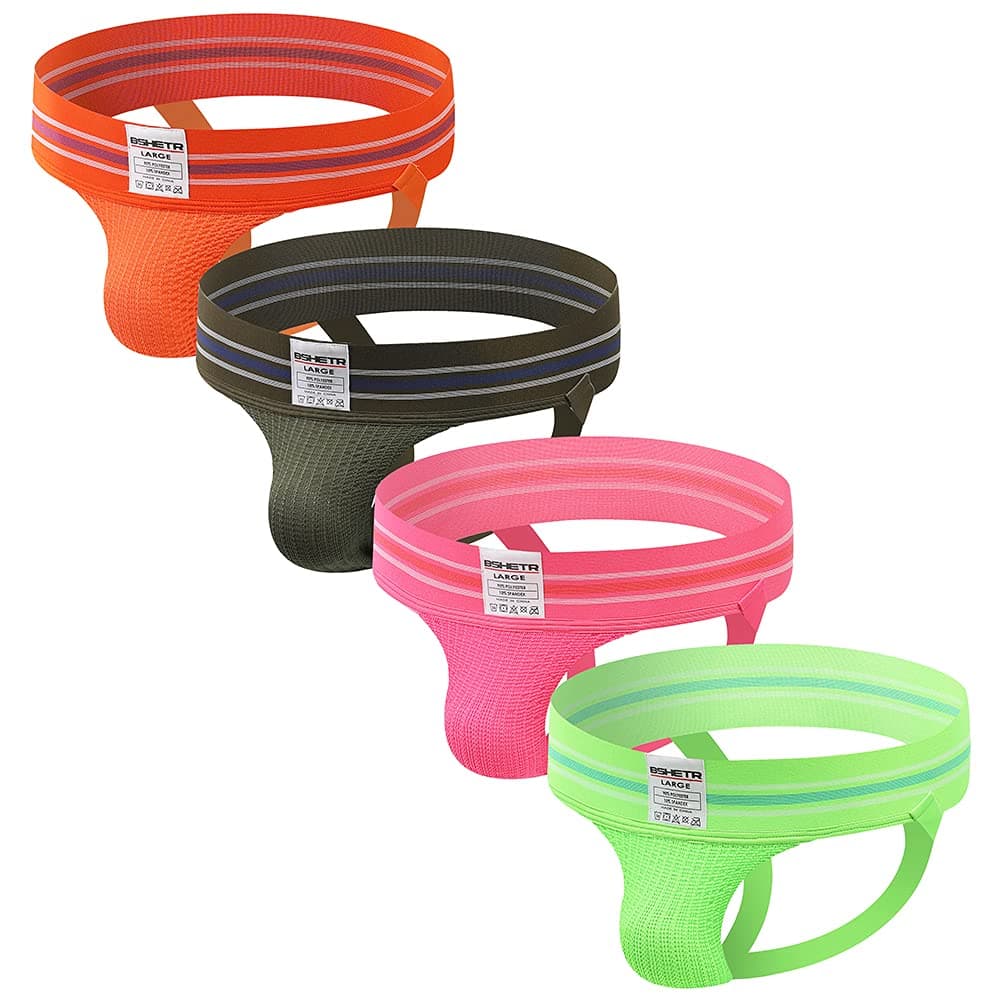 BSHETRMen's Athletic Supporters Jockstrap Active Underwear