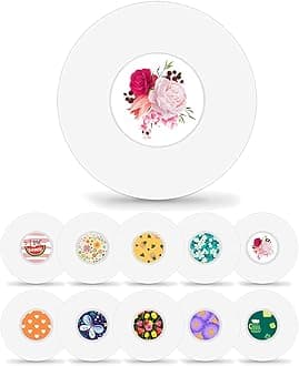 HONYOUFreestyle 14 Days Sensor Stickers Sets & Libre 2 Sensor Covers Waterproof Adhesive Patches CGM Tape Clear Bandage with Sticker, Hypoallergenic Latex-Free Long Stay,Total 40Pack