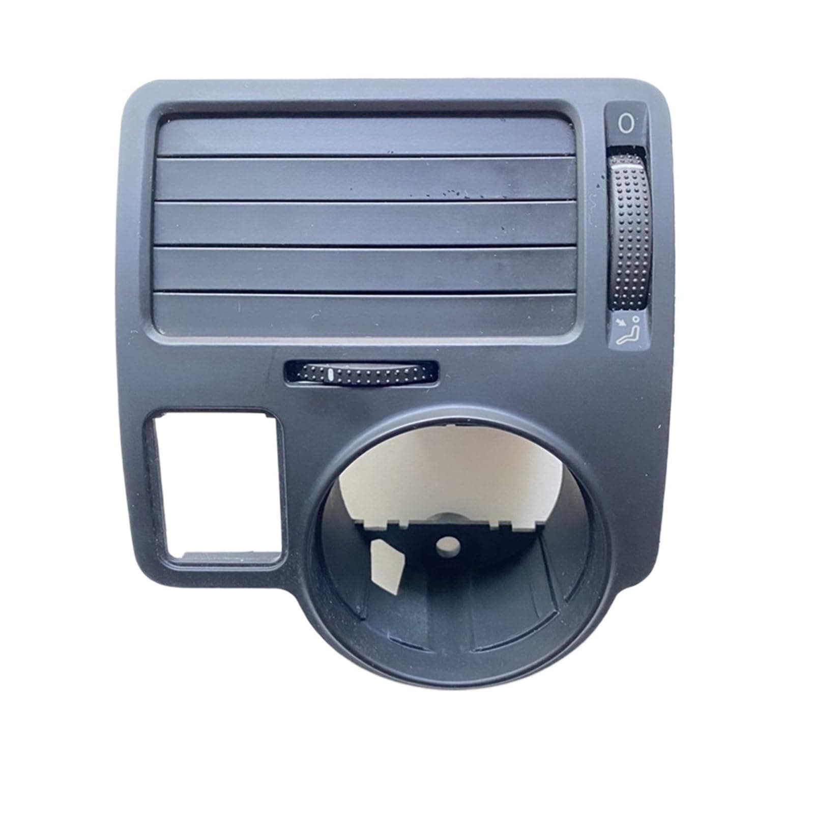 Wivplex Black Dashboard Outlet Center Console Panel Car Air Conditioning Vent Vent Old, for Bora, for Golf 4 AC Vent Replacement