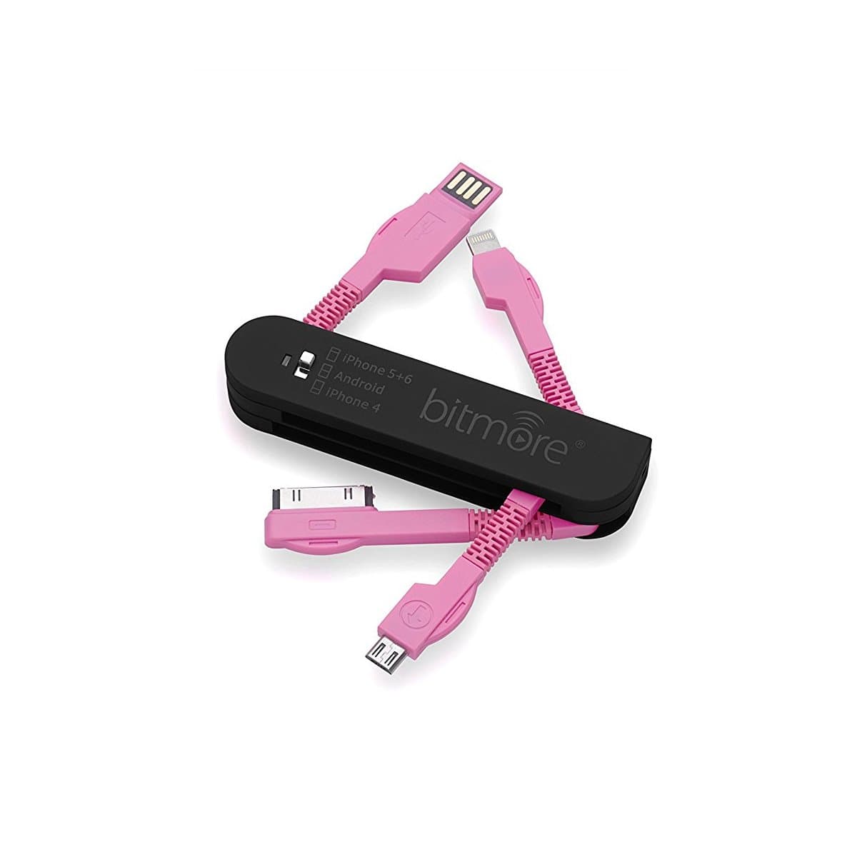 BitmoreSwiss Army Style Charge/Sync for iPhone and Micro USB