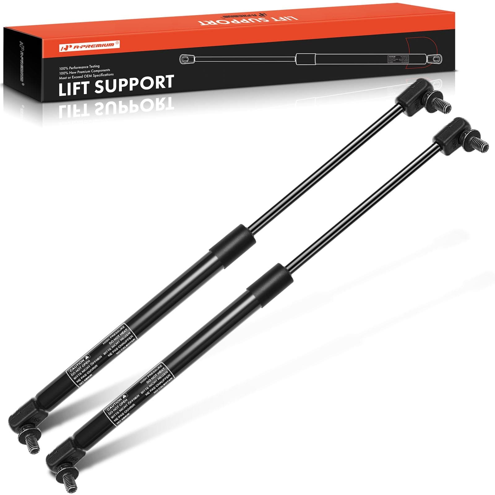 Tailgate Rear Trunk Lift Supports Shock Struts Replacement for Honda Civic del Sol 1993-1997 Coupe 2-PC Set