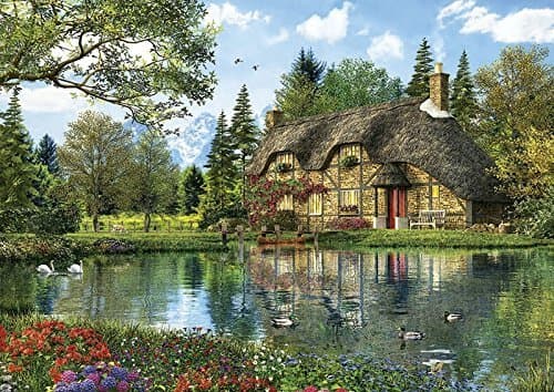 Lake View Cottage - Educa 2000 Piece Puzzle by Educa