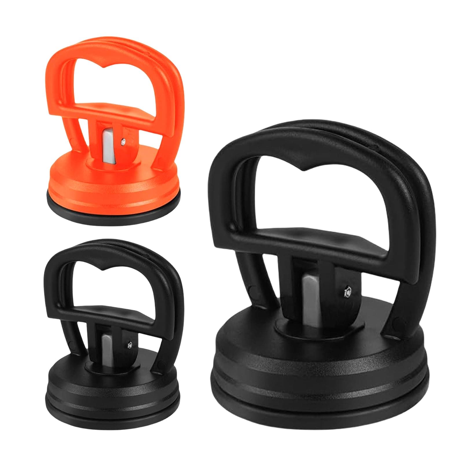 Heavy Duty Suction Cup, 1pc Large and 2pcs Mini Suction Cup, Car Dent Puller, Suction Cups, Heavy Duty Dent Removal Kit, Vacuum Suction Cups for Screen, Fridge and Tile Sucker Lifters Car
