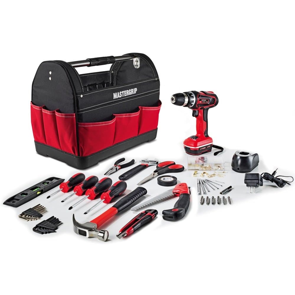790059M Tool Set with Lithium Ion Cordless Drill and Tool Bag, 44 Piece