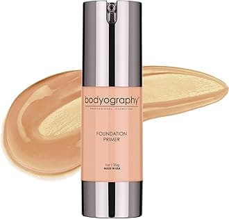 Foundation Primer (Neutral): Flawless Anti-Aging Salon Makeup Primer w/Vitamin E, A, Jojoba, Grapeseed Oil | Control Shine | Gluten-Free, Cruelty-Free, 1 oz.