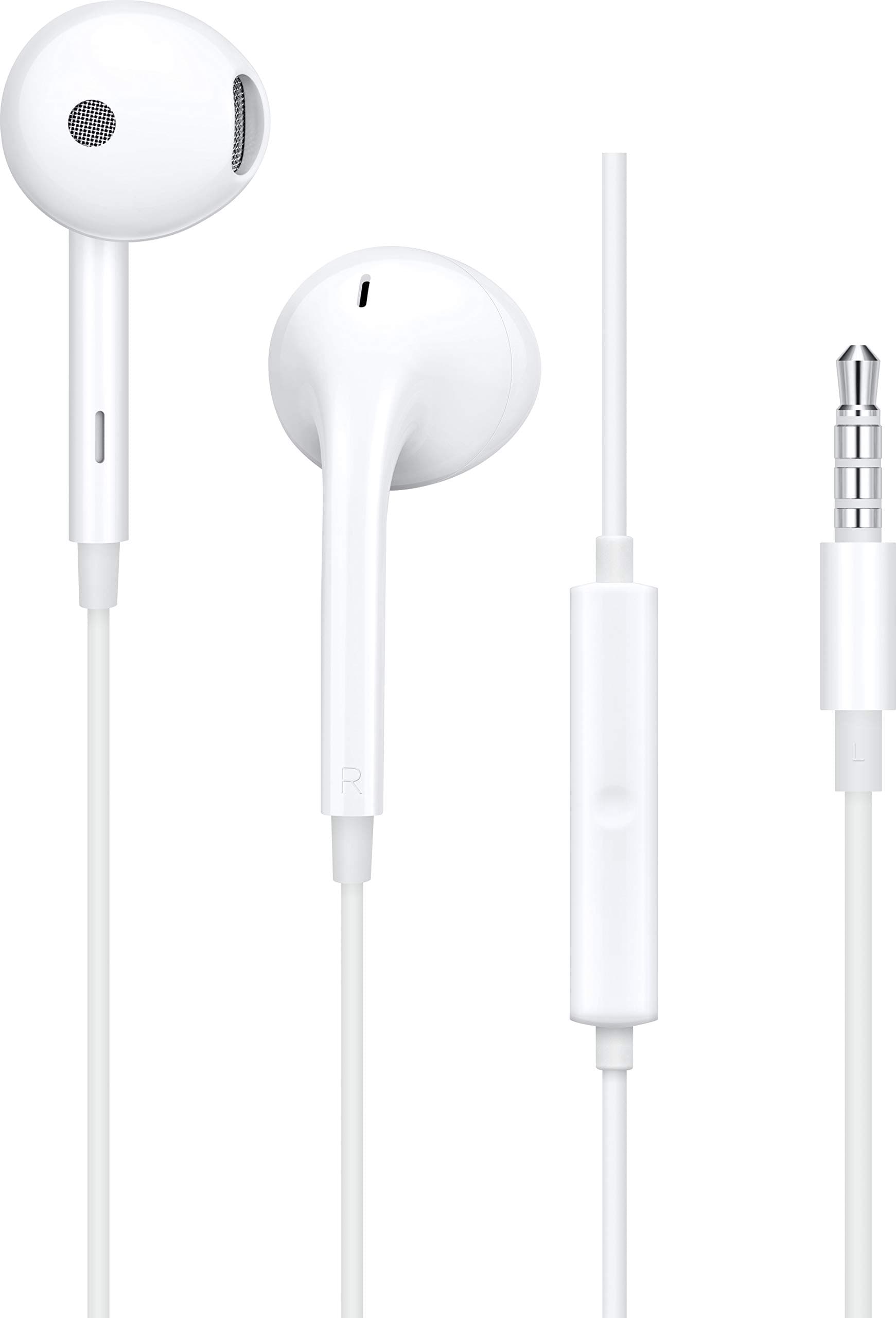 Earphones with Jack 3.5mm White