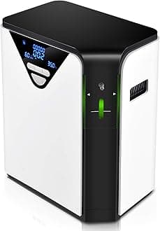 1-6L Oxygen Machine, BOSWELL 93% High Concentration O2 Bar for Home Use BS620