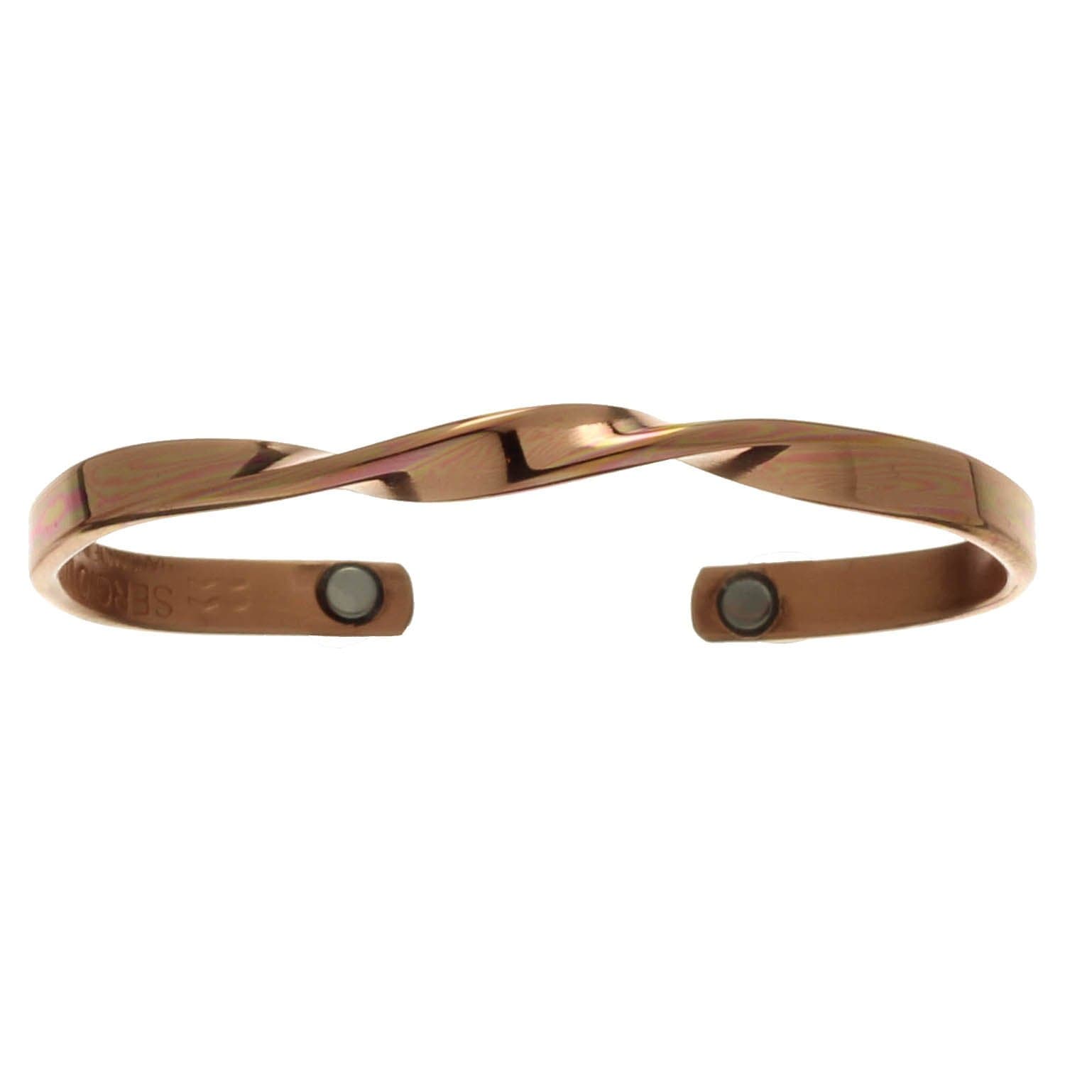 Sergio Lub Magnetic Adjustable Copper Cuff Bracelet - Copper Infinity, M