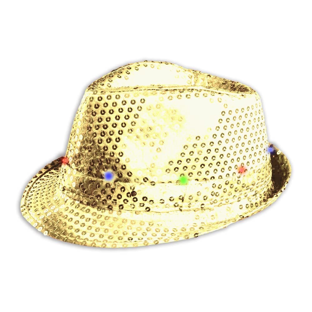 The Glowhouse Flashing LED Fedora Hat