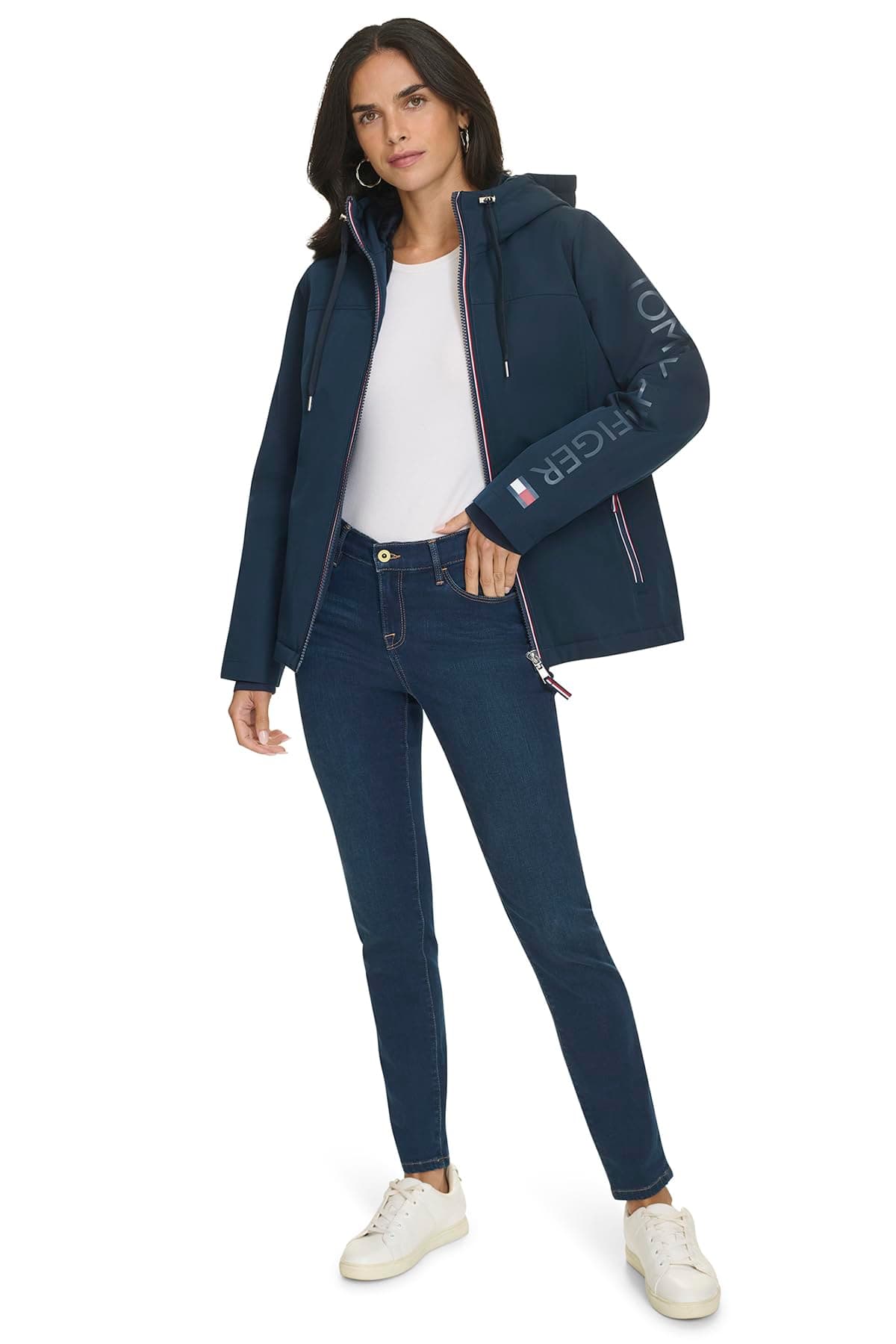 Tommy Hilfiger Womens Soft Iconic Stadium Jacket