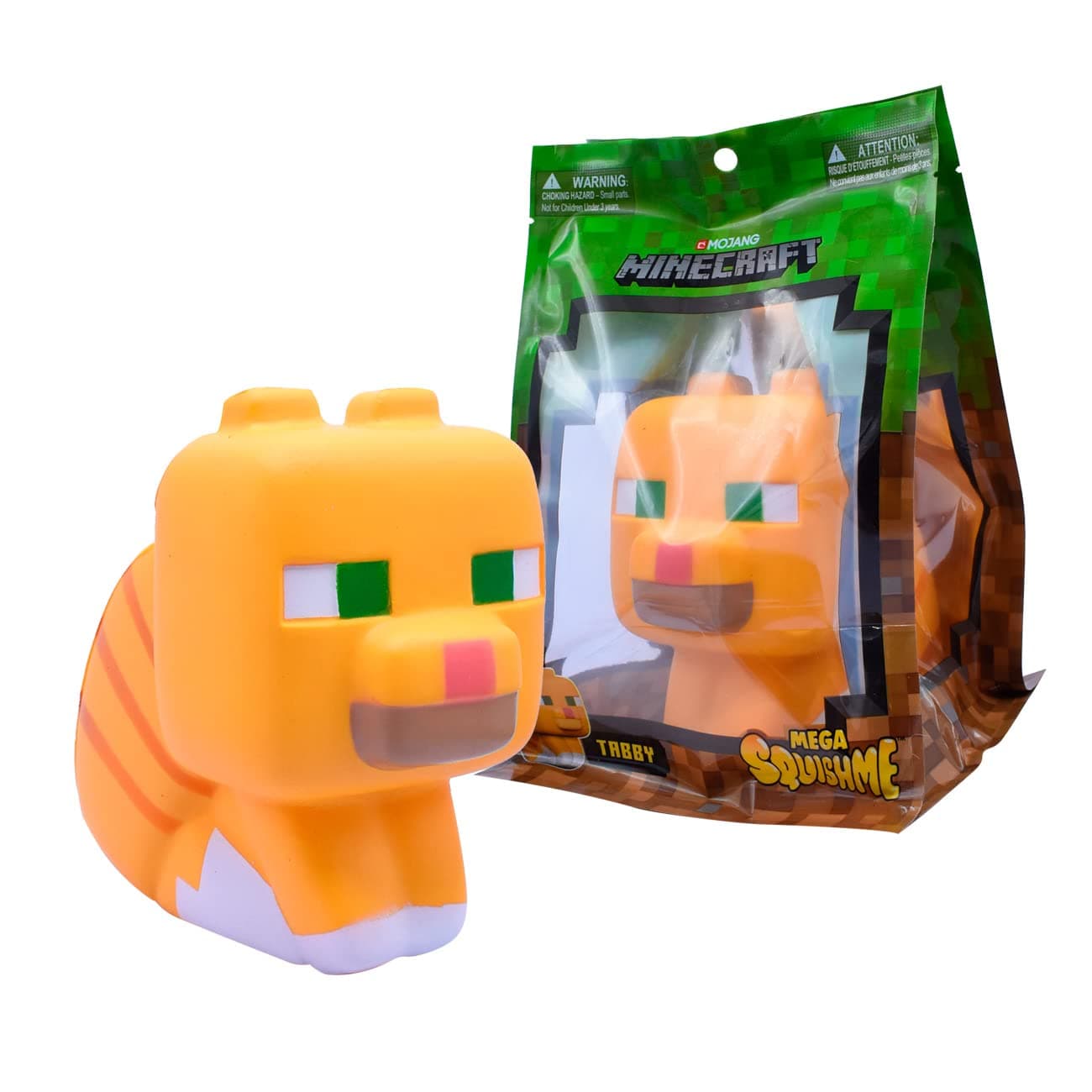 Minecraft Mega SquishMe - Series 2 (Tabby Cat)