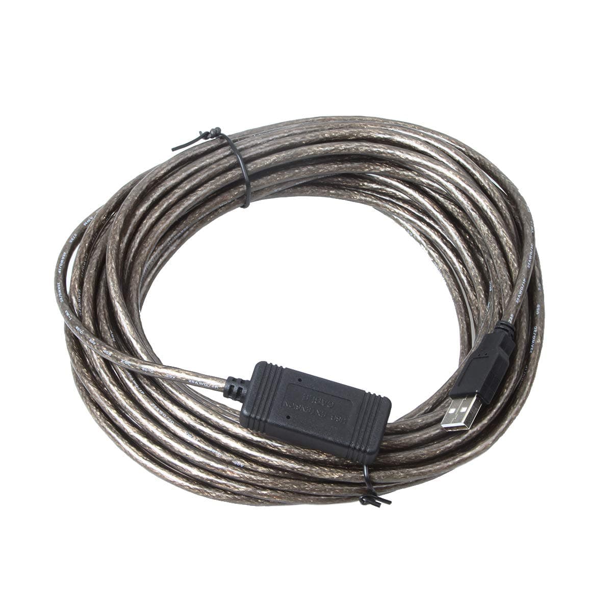 High Speed 15 Feet USB Extension Cable, USB 2.0 Male to Female 480 Mbps with Built-in Signal Boosted to Connect Keyboard, Scanner, Printer, Webcam