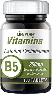Lifeplan Calcium Pantothenate 250Mg 100 Tablets