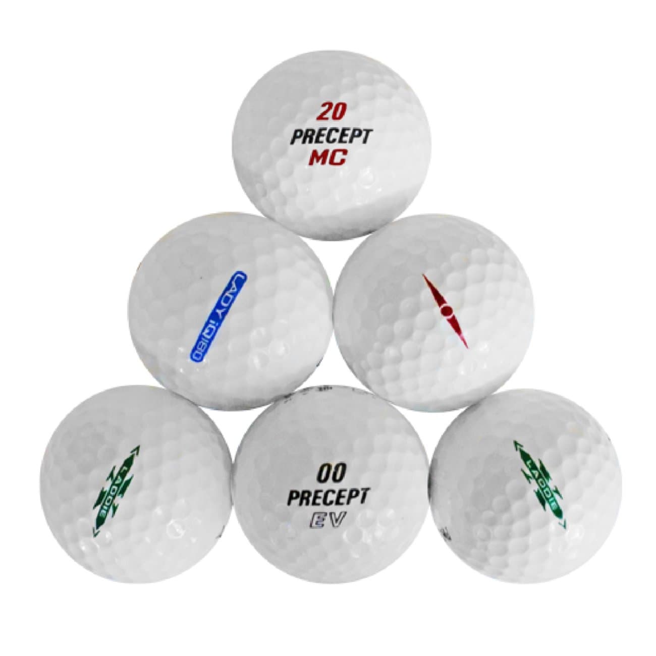 Precept Mix AAAAA Pre-Owned Golf Balls
