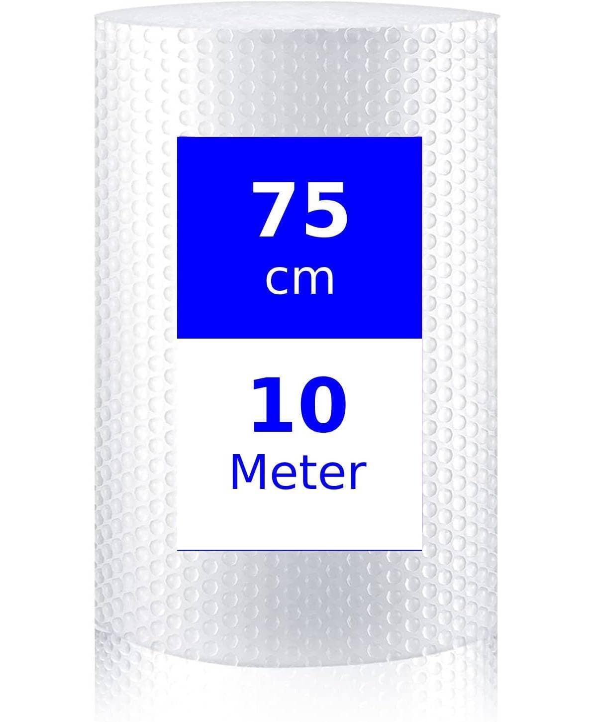Bubble Wrap Roll, 75cm x 10 meter Air Bubble Wrapping Roll Durable Lightweight Shockproof Protective Packaging Cushioning Wrap for Packing, Moving, Shipping, Storage (30 inch Wide, Clear)