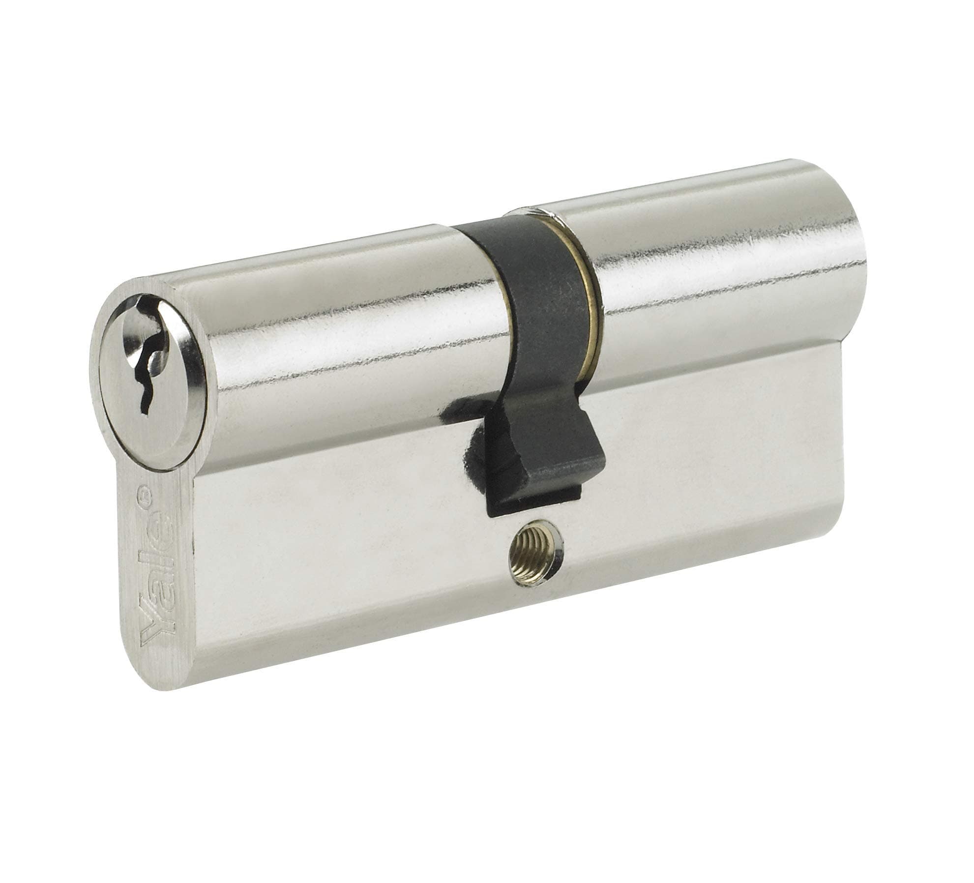Euro Double Cylinder, 3 Keys Supplied, Standard Security, Boxed, Suitable for All Door Types, Nickel Finish, 30:10:30 (70 mm)