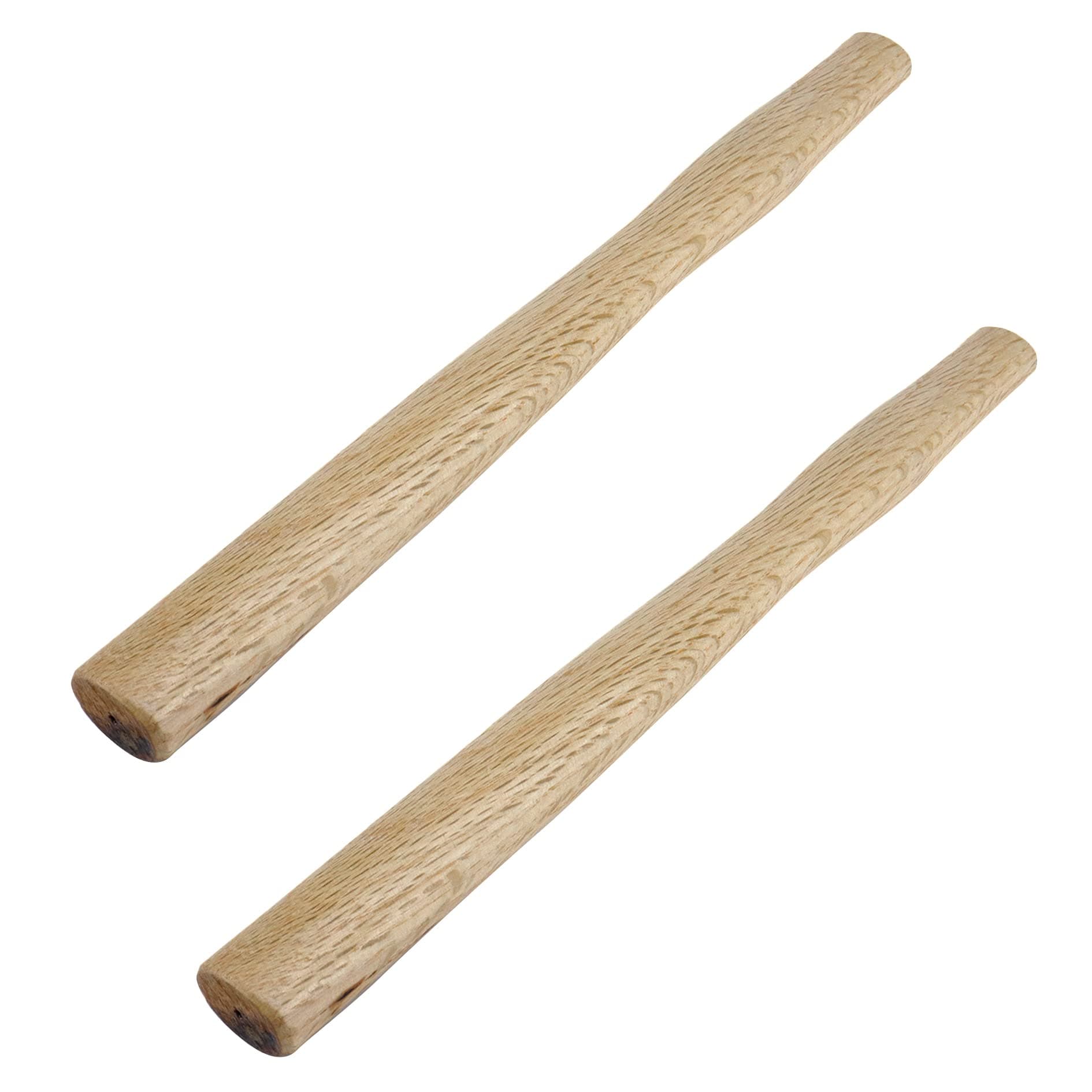 HEVSTIL 2Pack 12.6 Inch Axe Handle Replacement - Hickory Wood Tool Handle for Axe Hammer Oval