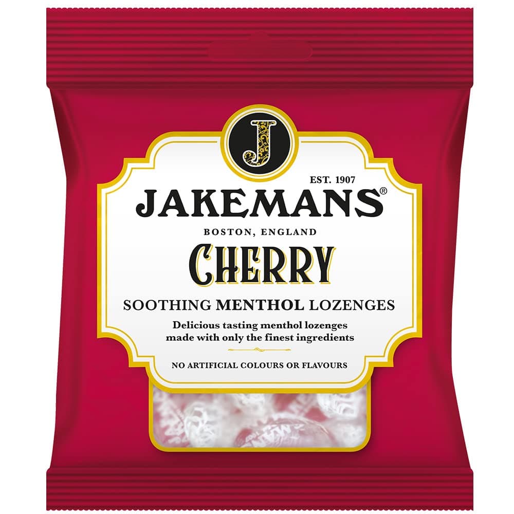 Cherry Menthol Soothing Menthol Sweets, 100g
