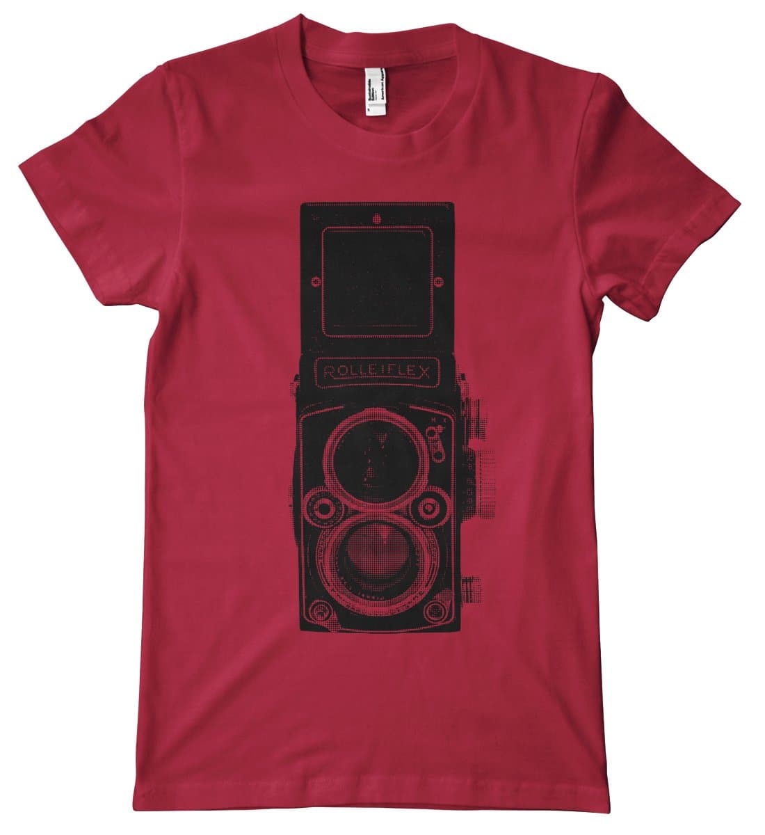 Rolleiflex Camera Premium T-Shirt, Cranberry, Medium