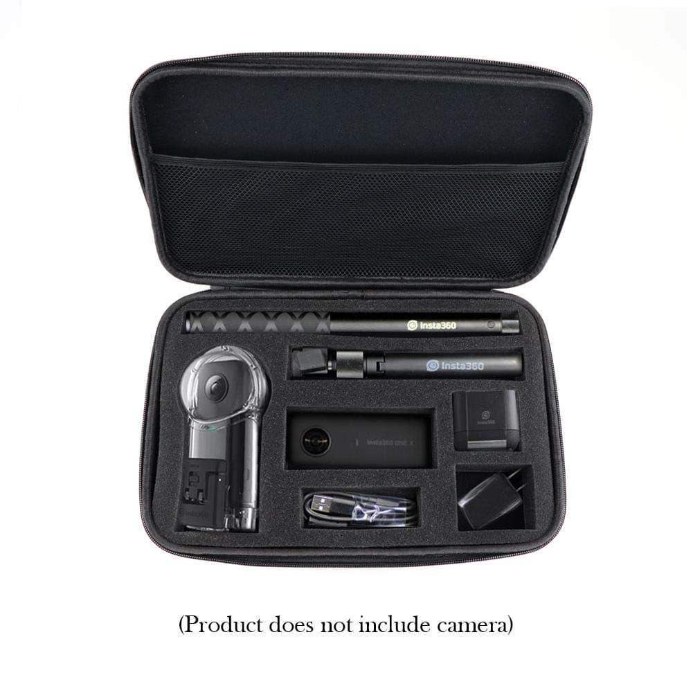 sPuPart Action Camera Case Compatible for Insta360 ONE X 360 Action Camera Shock-Proof Accessories Storage Bags