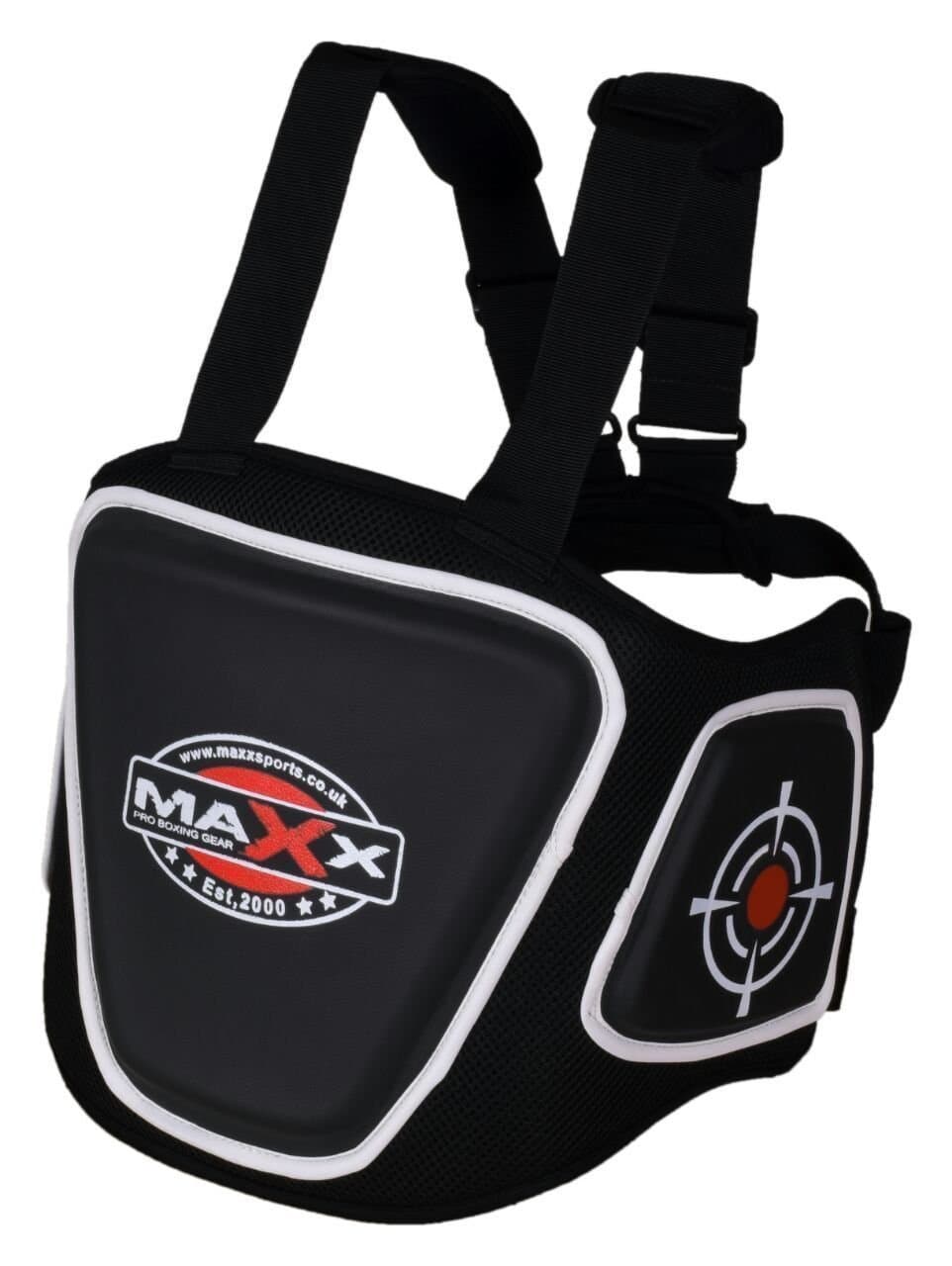 Max Belly Protector Pad with Shoulder Straps, Belt Protection Boxing Armour Chest Guard