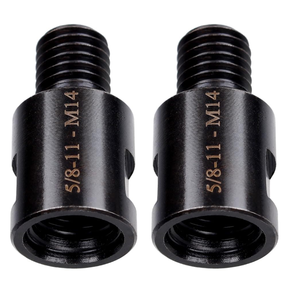 Wolfride 5/8"-11 to M14 Angle Grinder Attachment Adapter 5/8-11 female to M14 male adapter (2 Pcs)