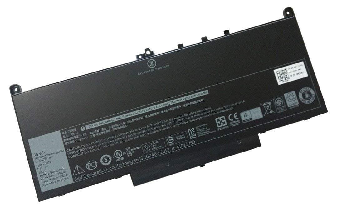 J60J5 Replacement Battery Compatible with Dell Latitude E7270 Latitude E7470 MC34Y 242WD [7.6V 55Wh]