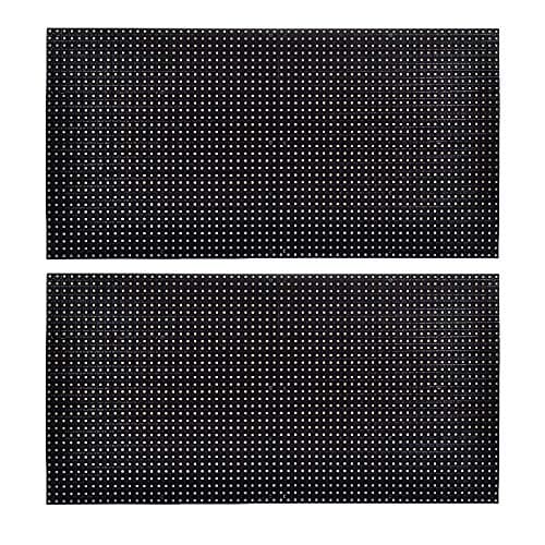 [Upgrade-Better IC, 2000cd, Strength Mask][2-Pack]NovaeLED P4 LED Matrix Module(10x5in) Indoor RGB Full Color LED Display Screen, 1/16 Scan, Pixel Pitch 4mm, Pixel Dots 64x32, MTBF Over 100000hrs