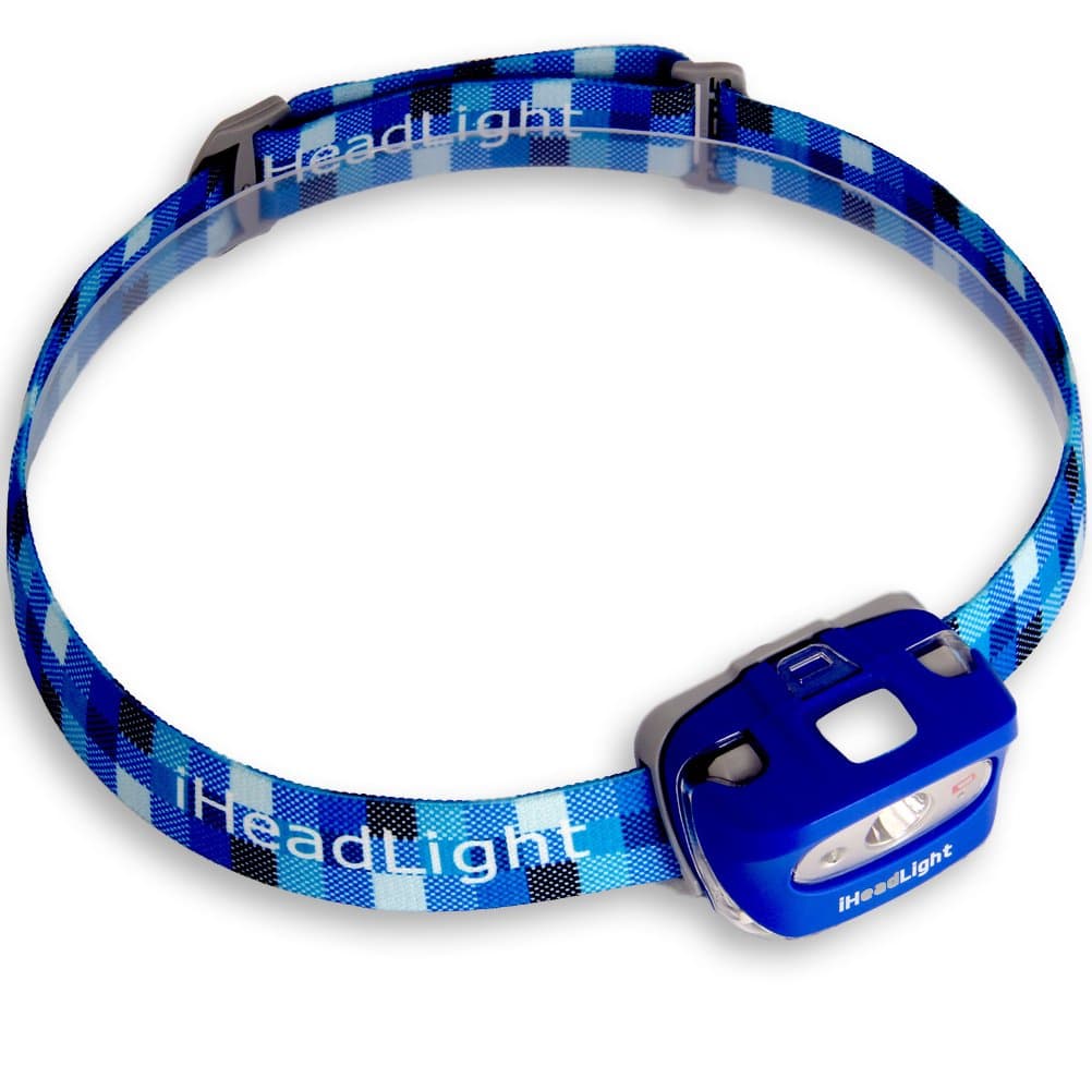 CREE LED Headlamp Headlight or Handsfree Flashlight for Running - Walking - Hiking - Camping - Reading - Road Emergency and Working in the Shop by iHeadLight