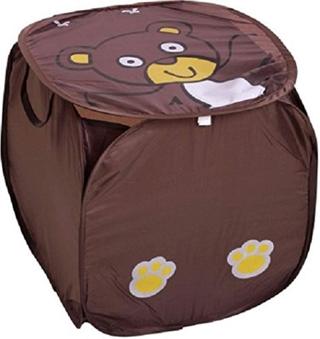 Kuber Industries Polyester Square Laundry Bag/Basket (Multi)-Ctktc026058, Multicolor